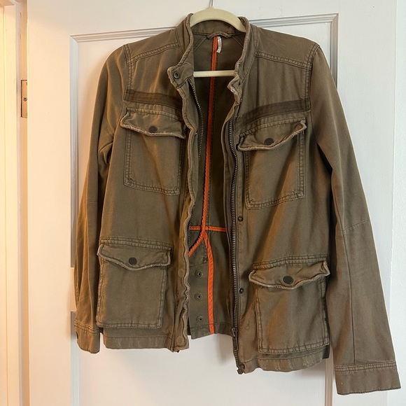 Free People Green Jacket - Picture 2 of 4